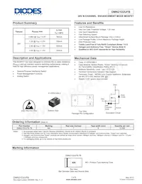 DMN21D2UFB-7B Datasheet Cover