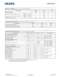 DMN2400UFB-7 Datasheet Page 3