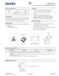 DMN25D0UFA-7B Datasheet Cover