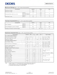 DMN25D0UFA-7B Datasheet Pagina 2