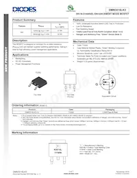 DMN3016LK3-13 Datasheet Cover