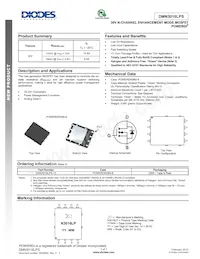DMN3016LPS-13 Datasheet Cover