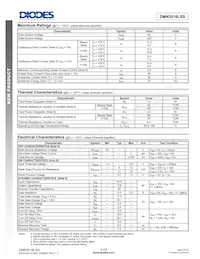 DMN3016LSS-13數據表 頁面 2