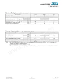 DMN3024LSS-13 Datasheet Page 2