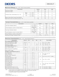 DMN3026LVT-7 Datasheet Page 2