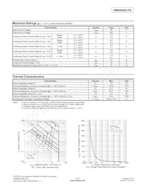 DMN3029LFG-7 Datasheet Page 2