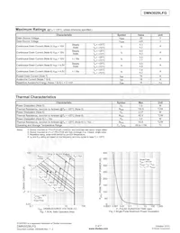 DMN3029LFG-7 데이터 시트 페이지 2