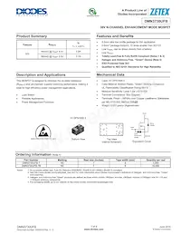 DMN3730UFB-7 Datasheet Cover