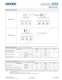 DMN3730UFB4-7 Datasheet Page 2