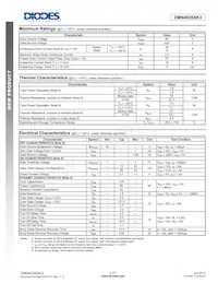 DMN4026SK3-13 Datasheet Page 2