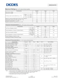 DMN6040SSS-13 Datasheet Page 2