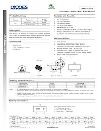 DMN63D8LW-7 Datasheet Cover