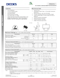 DMN66D0LT-7 Datasheet Cover