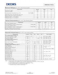 DMNH6021SK3Q-13 Datasheet Page 2