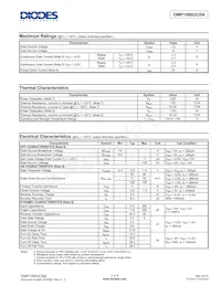 DMP1080UCB4-7 Datasheet Pagina 2