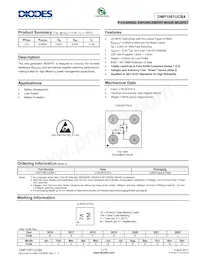 DMP1081UCB4-7 Datasheet Cover