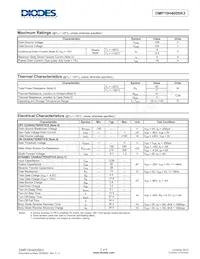 DMP10H400SK3-13 Datasheet Pagina 2