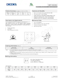 DMP1100UCB4-7 Datasheet Cover