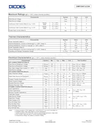 DMP2047UCB4-7 Datasheet Pagina 2