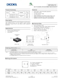 DMP2066UFDE-7 Datasheet Cover