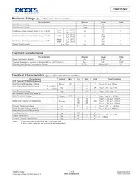 DMP2104V-7 Datasheet Page 2