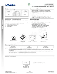 DMP21D2UFA-7B Datasheet Cover