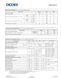 DMP22D4UFA-7B數據表 頁面 2