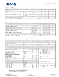 DMP3028LFDE-13 데이터 시트 페이지 2