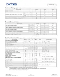 DMP3130LQ-7 Datasheet Page 2