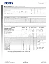 DMP32D5LFA-7B Datasheet Page 2