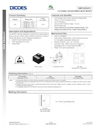 DMP32D9UFZ-7B Datasheet Cover