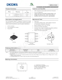 DMP4015SSS-13 Datasheet Cover