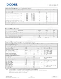 DMP4015SSS-13 Datasheet Pagina 2