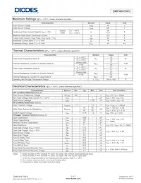 DMP4047SK3-13 Datasheet Page 2