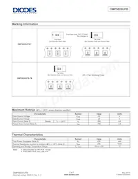 DMP56D0UFB-7 Datasheet Page 2