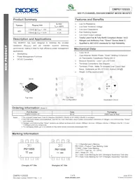DMP6110SSS-13 Datasheet Cover