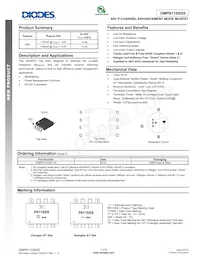 DMP6110SSS-13數據表 封面