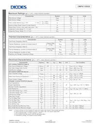 DMP6110SSS-13 Datasheet Page 2