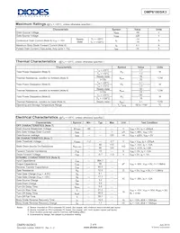 DMP6180SK3-13 Datasheet Pagina 2