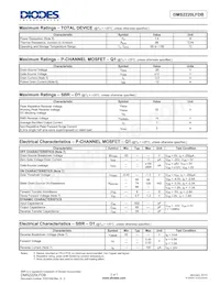 DMS2220LFDB-7 Datasheet Page 2