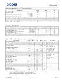 DMT3006LPS-13數據表 頁面 2