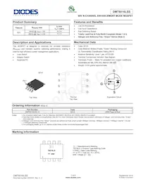 DMT6016LSS-13 Datasheet Cover