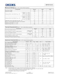 DMT6016LSS-13 Datasheet Pagina 2