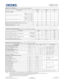 DMT6017LSS-13 Datasheet Pagina 2