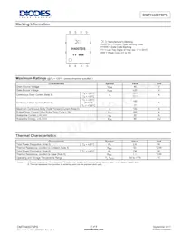 DMTH4007SPS-13 Datasheet Page 2