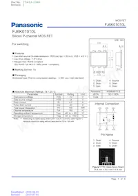 FJ6K01010L Datasheet Cover