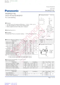 FK3P02110L Datasheet Cover