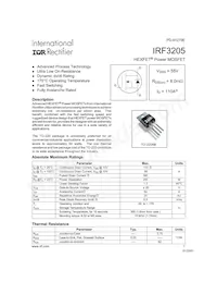 IRF3205PBF Datasheet Cover
