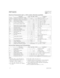 IRF3205PBF Datenblatt Seite 2