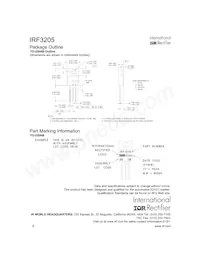 IRF3205PBF Datasheet Page 8